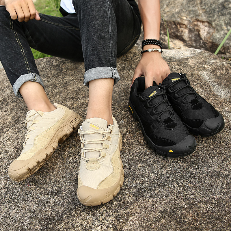 Waterproof Shoes Men Sneakers spring Breathable Casual Men Shoes Outdoor Walking Wear resistant on-slip shoes