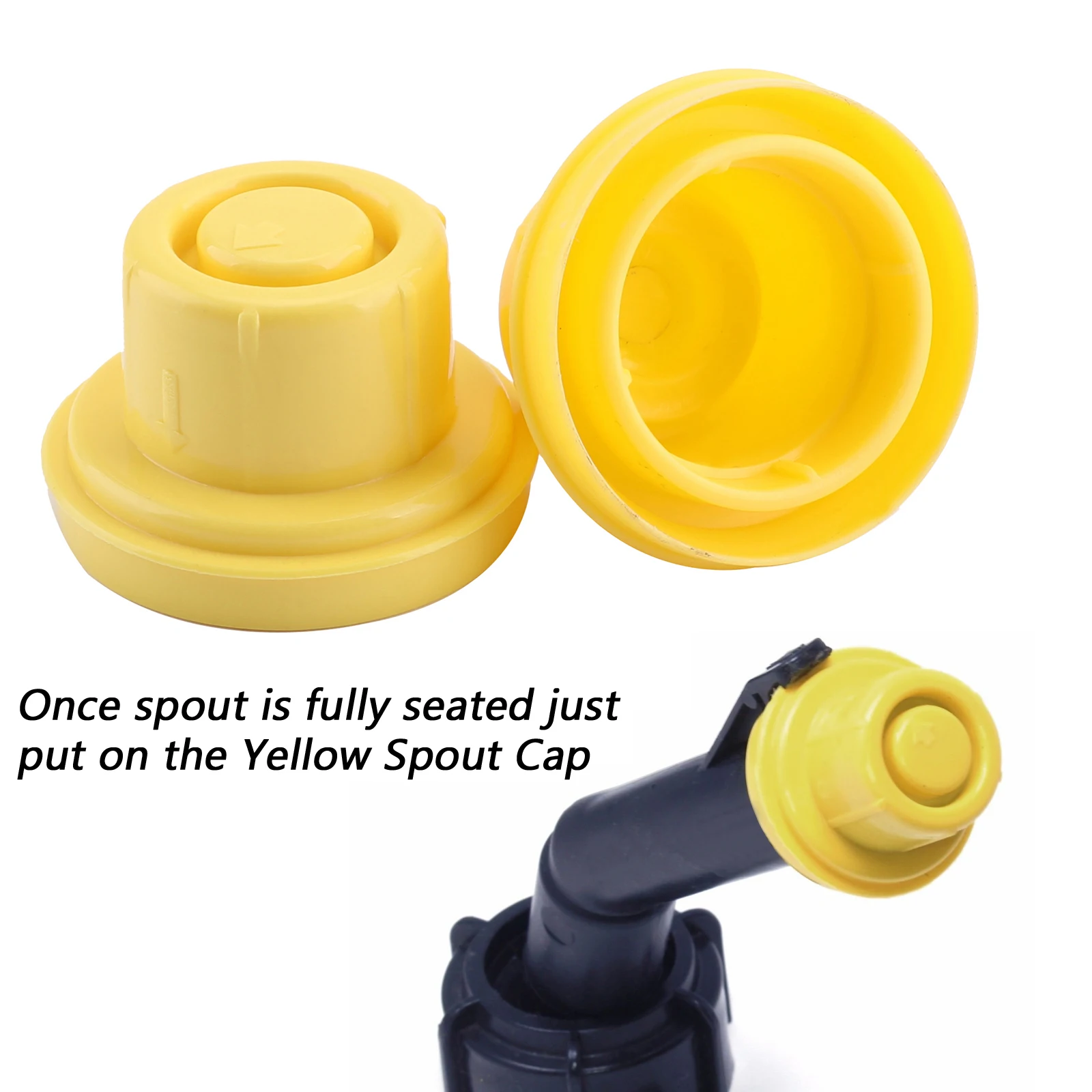 Areyourshop Replacement YELLOW SPOUT CAP Top For BLITZ Fuel GAS CAN 900302 900092 900094