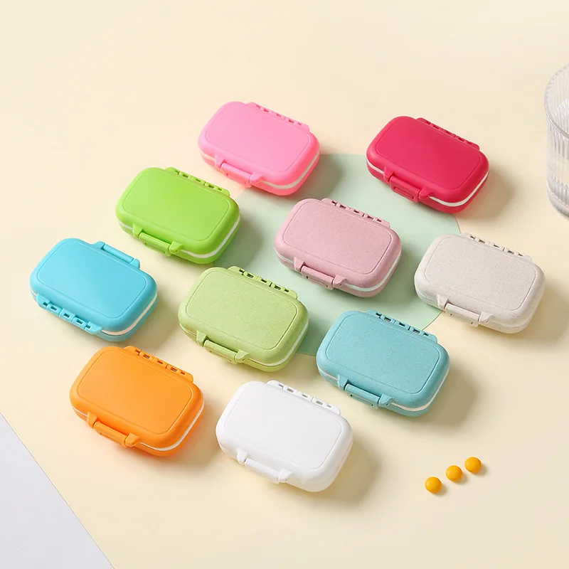 2025 3 Lattices Pill Box Tablet Pill Case Dispenser Medicine new Boxes Dispensing Medical Kit Mini Organizer Case Holder Pill Splitter