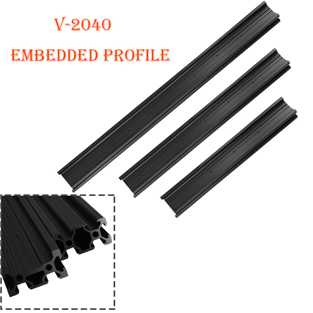 2040 V-SLOT Aluminum Profile 200-500mm MGN 12C 12H Linear Guide Special Aluminum Profile CNC Laser Engraver 3D Printer Frame