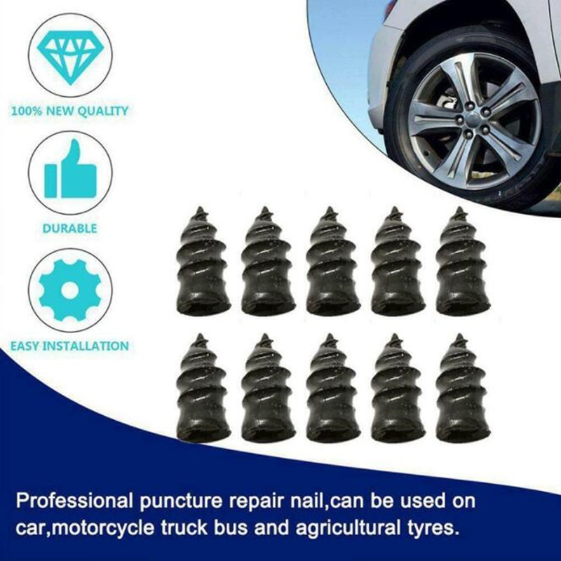 2021 10pcs Car Vacuum Tyre Repair Nail Accessories for Opel Astra j h g Corsa d Insignia Astra Antara Meriva Zafira Corsa Vectra