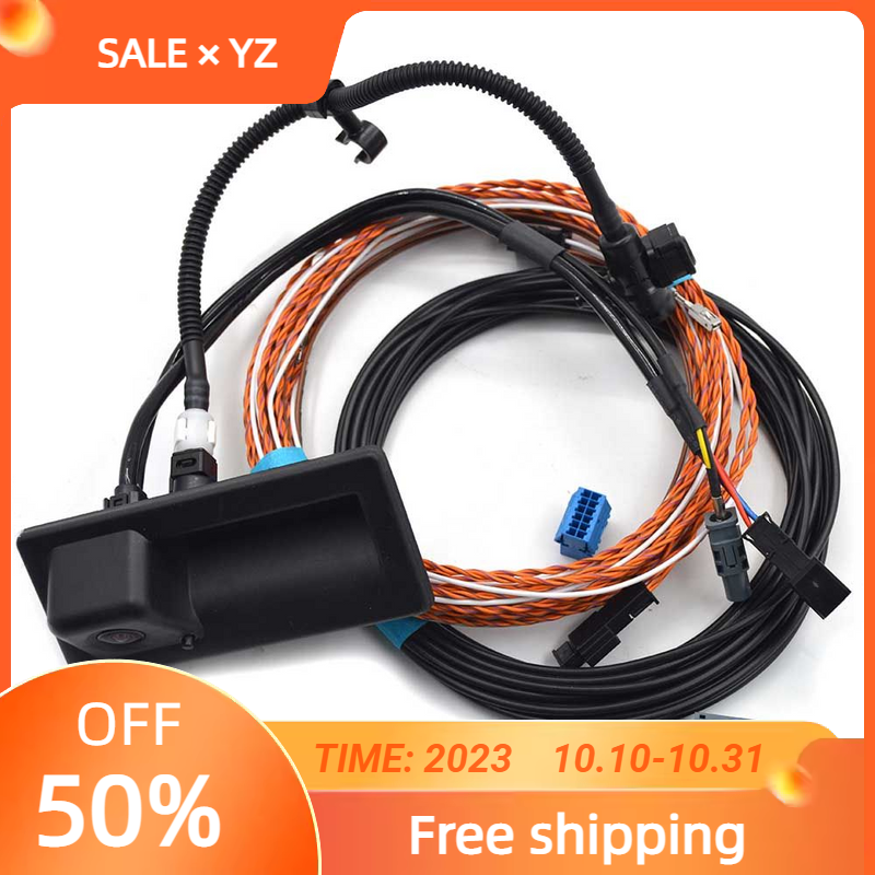 Original 5NA 827 566 D 5NA827566D Rear View Camera Trunk handle Water spray Guidance Line WASH For VW MQB Atlas Tiguan mk2