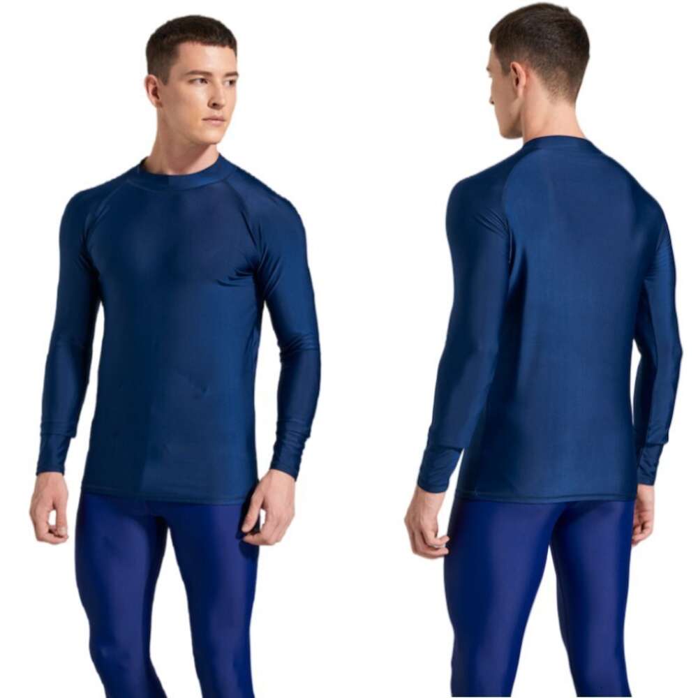 Diving suit for men, professional surfing, swimming, sun protection, swimsuit, quick drying suit, sports, cycling, and running top H521-49