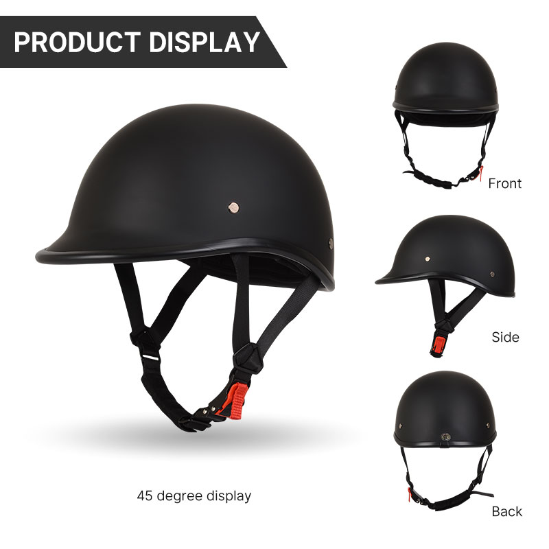 2024 Gray Motor Helmet Retro Motorcycle Helmets Scooter Vintage Half Face Biker Motorbike Crash Moto Helmet Casco Moto DOT ECE