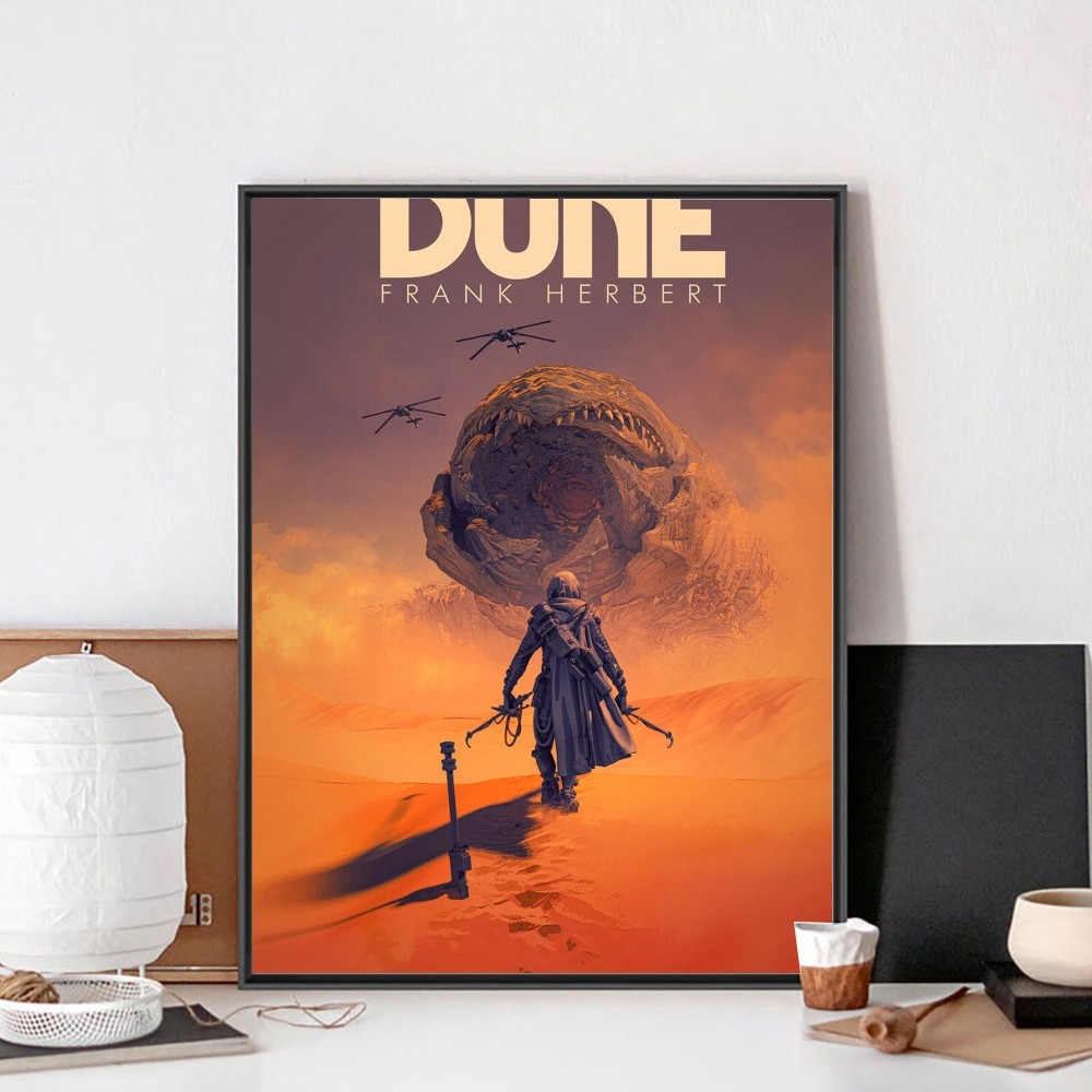 Dune Movie Posters Timothee Chalamet Poster Kraft Club Bar Paper Vintage Poster Wall Art Painting Bedroom Study Stickers