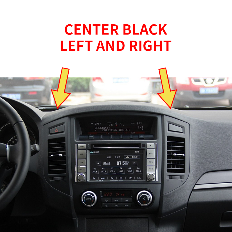 Car dashboard air conditioner air outlet is suitable for Mitsubishi Pajero Montero V87 V93 V95 V97 V98 07-22