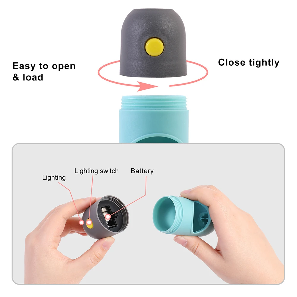 Led Light Dog new Poop Bags Dispenser Degradable Waste Bag Outdoor Portable Pet Trash Bags 2025 Dog Cat Cleaning Supplies Accessories