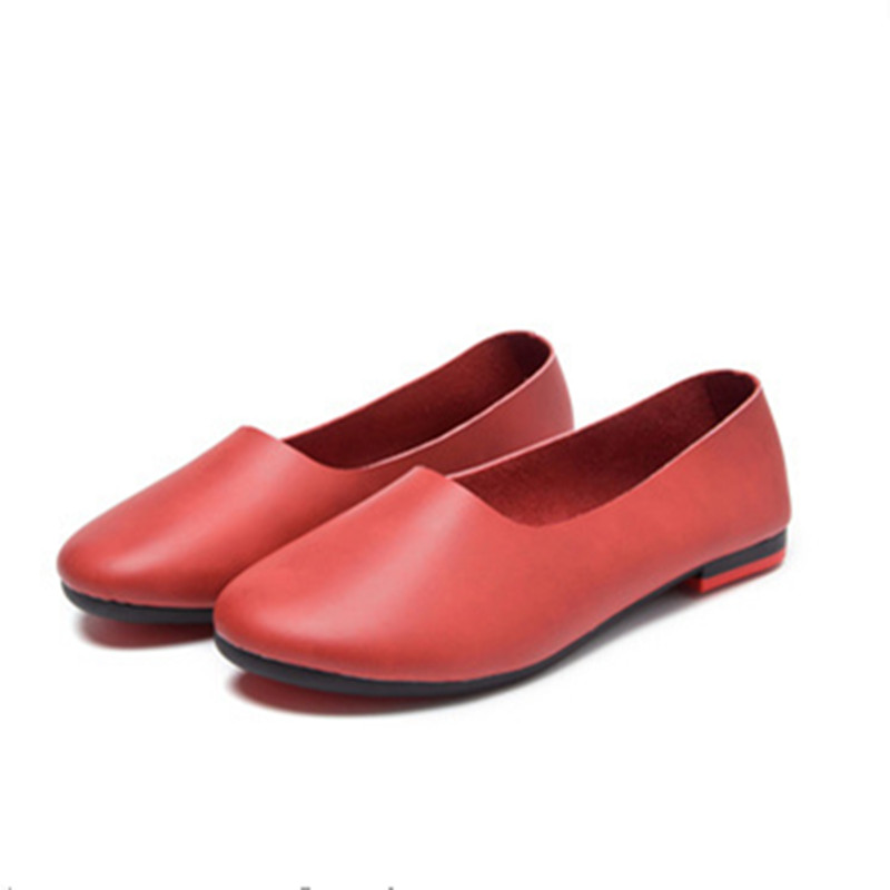 AIYUQI Women Flats Shoes Genuine Leather Ladies Shoes Large Size Casual Lightweight non-slip 2024 New Women Loafers