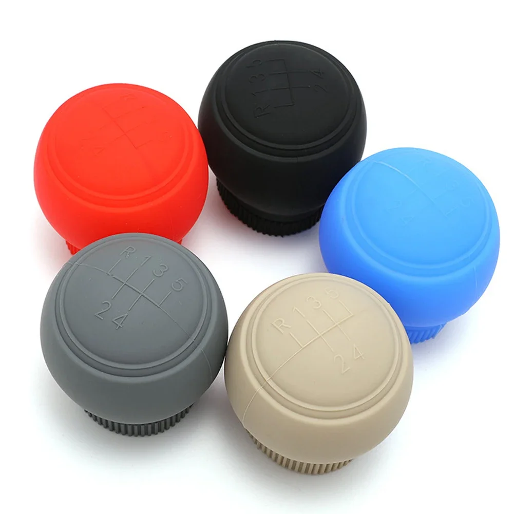For VW Golf Bora Jetta Passat Silicone 5/6 Gear Head Protective Case Shift Gear Knob Cover Stick Lever Shell Skin Universal