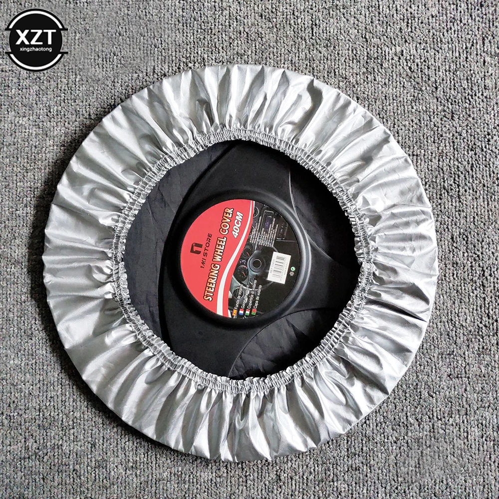 38cm Car Steering Wheel Sun Shade Cover new Sunshade 2025 Protector Sier Cover Sun Block Anti-Heat Cover Steering Wheel Cover Sunscreen