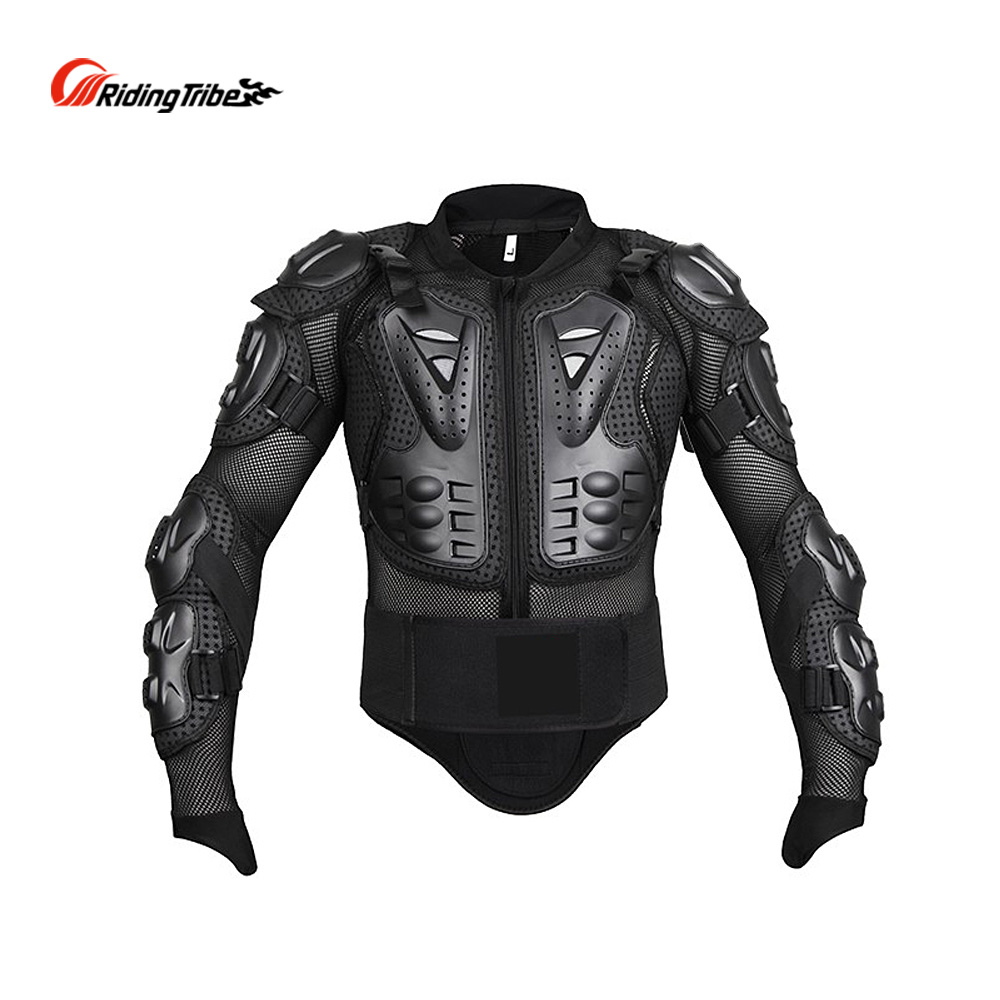 Motorcycle Jacket Motorbike Motocross Rider Protective Coat Chest Back Shoulder Elbow Protector Kit Full Body Armor HX-P14