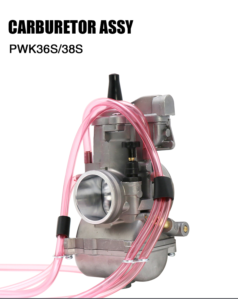 Alconstar-Motorcycle Carburetor PWK PWK36S PWK38S For UTV 125-300CC Keihin PWK 36/38 Short Body Quad Vent Air Striker Carburetor