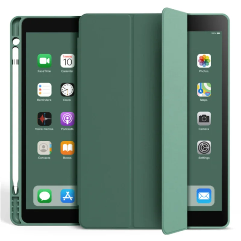 Case for iPad new Air 1 Air 2 A1474 2025 A1475 A1566 A1567 Smart Cover with Pencil Holder iPad 9.7 5th 6th Gen 2017 2018 Funda coque capa