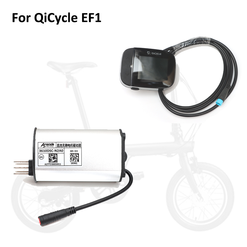 EF1 Dashboard With 6Pin 4Pin 5Pin Cable For Xiaomi Qicycle EF1 Electric Folding Bike Display Monitor Replacement Parts