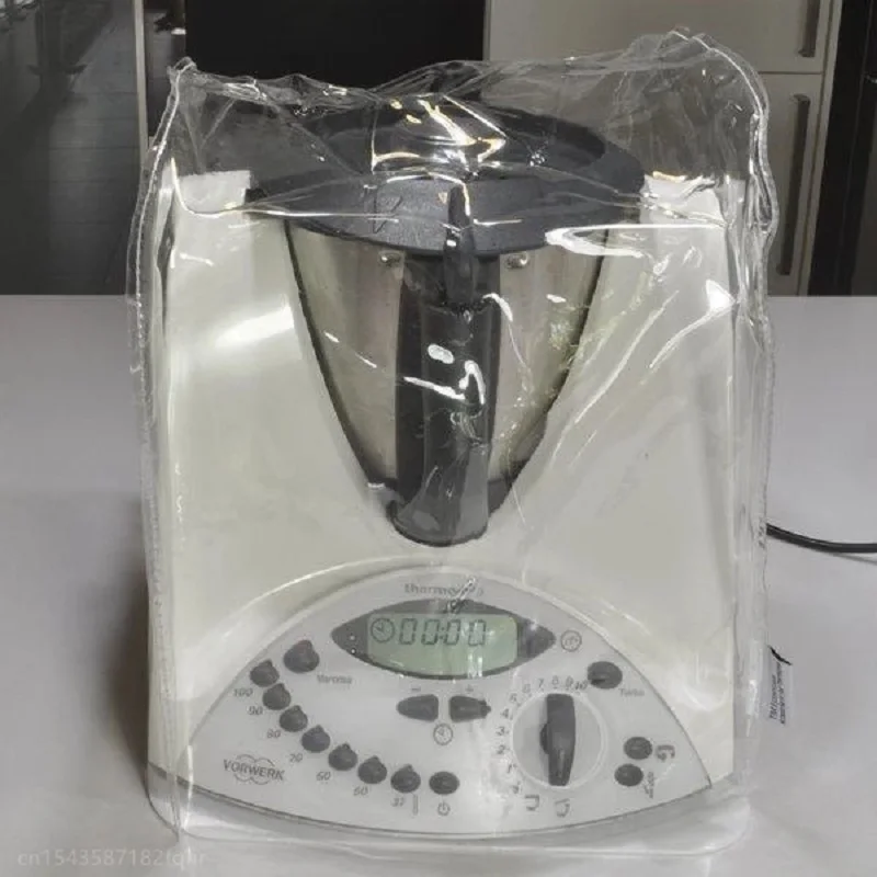 TM5/TM6 Thermomix Machine Dust Cover Kitchen Accessories Transparent PVC Material Dust And Oily Protective Cover