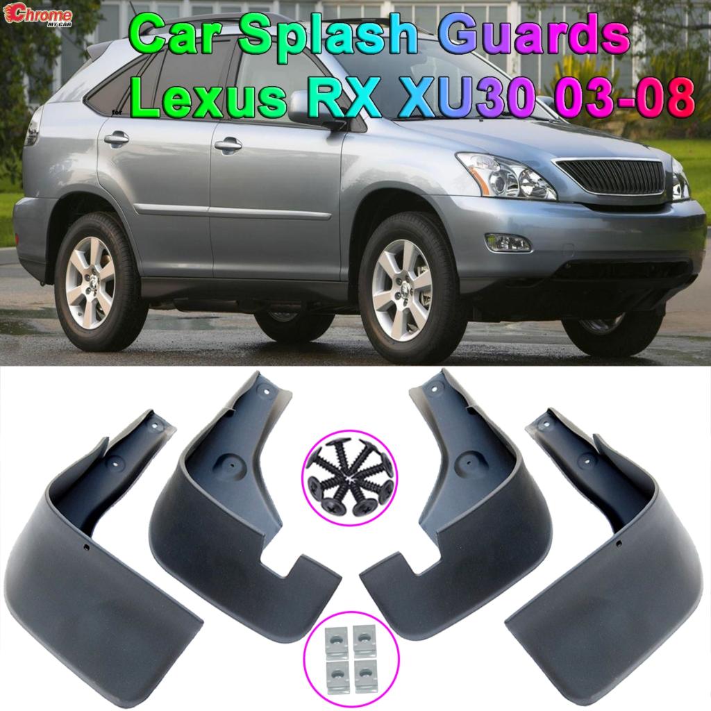 Set Mudguards For Lexus Harrier RX300/330/350/400h XU30 Front Rear Fender Mud Flaps Splash Guard 2003 2004 2005 2006 2007 2008