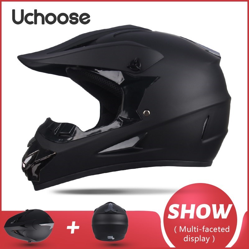 UCHOOSE Capacete De Moto Professional Motorcycle Helmet Motocross Off-Road Helm Children Moto Bike Accessories ATV Ike Downhill
