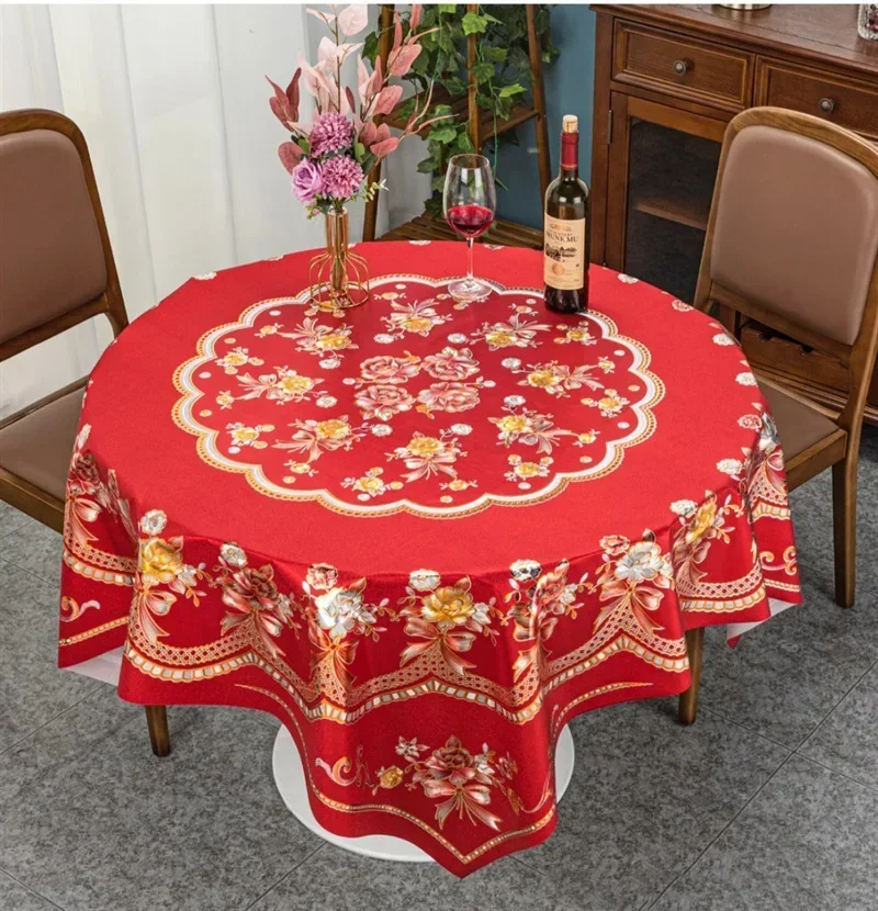 Mantel Rosa Para Mesa Table Protector Cover Transparent Tischdecke Hochzeit TRDN01
