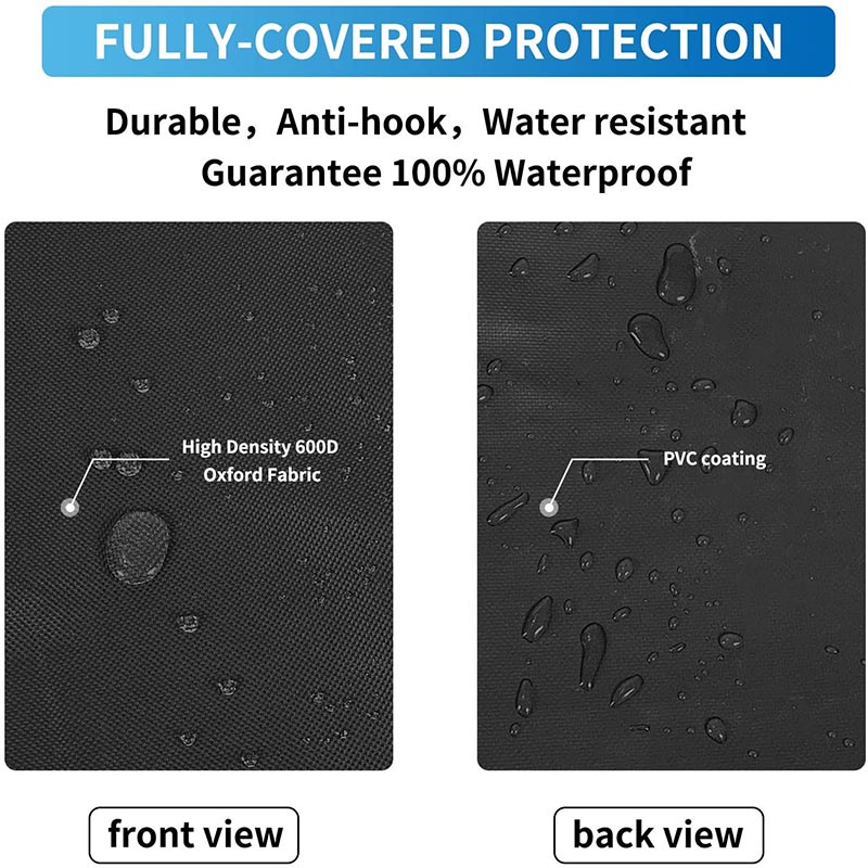 Outdoor Grill Cover Waterproof Barbecue Cover Garden Weber Heavy Furniture Cover 210T Cloth Gas Charcoal Electric Grill Cover