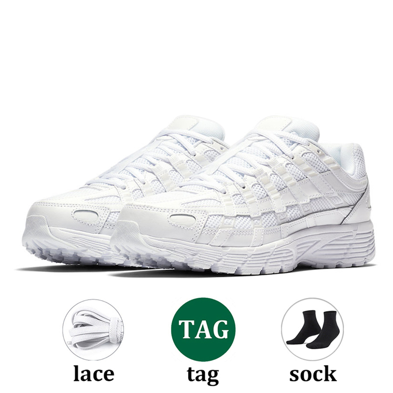 Designer Running Shoes for Men Women Sneakers P6000 Triple Black White Khaki Wolf Grey Metallic Sier Racer Blue Womens Outdoor Sport Trainers 36-45