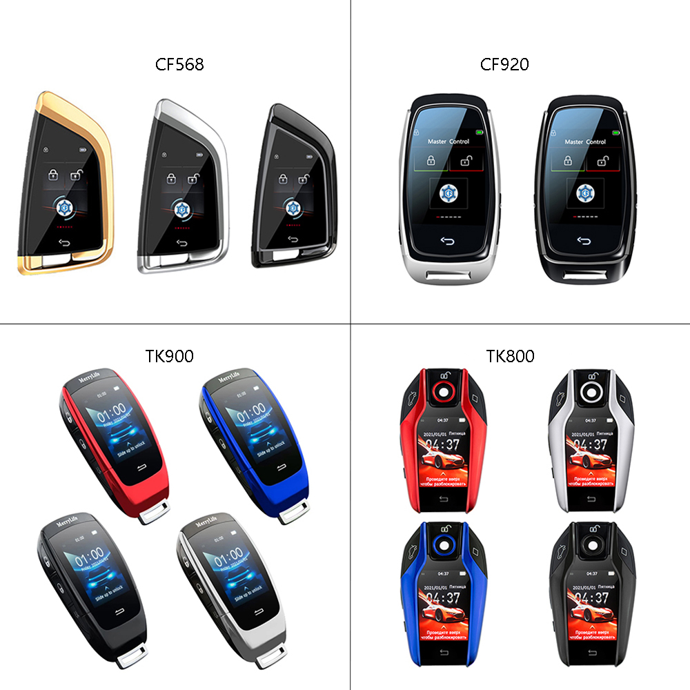 For BMW/Ford/Mazda/Toyota/Audi/Benz/Porsche/Honda/KIA/Renault/Hyundai Smart Remote Key LCD Screen Modified Russian/Korean/Spain