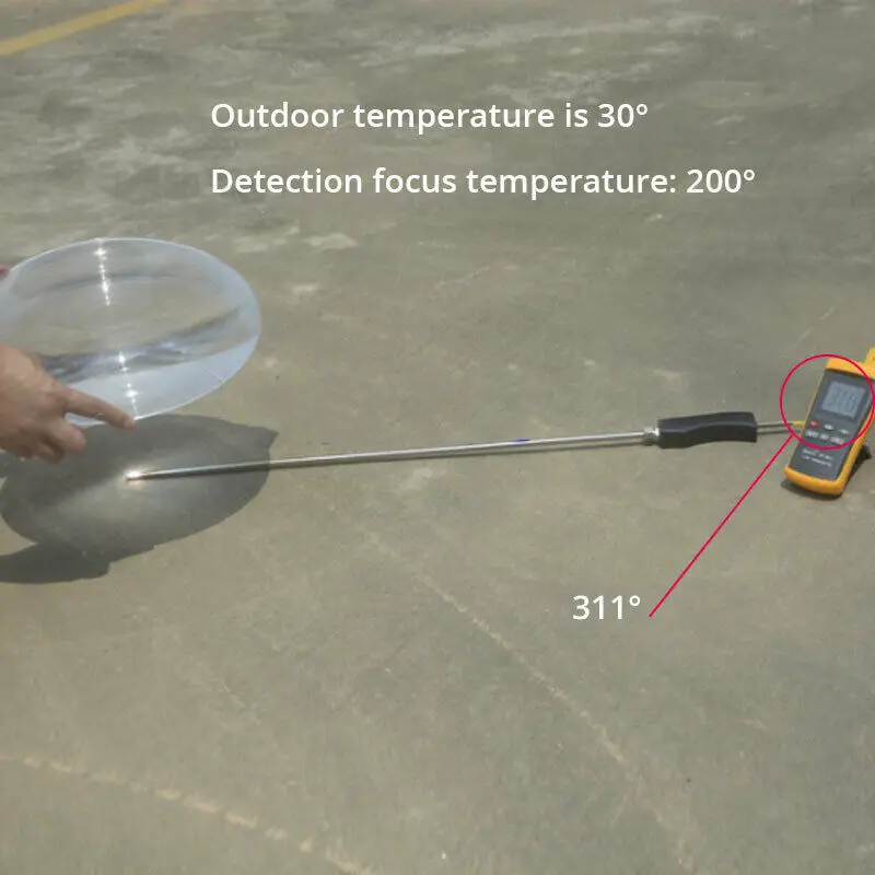360mm Big Face Magnifying Glass Optical PMMA Solar Fresnel Lens Focal Length 220mm 450mm 660mm 900mm Concentrater