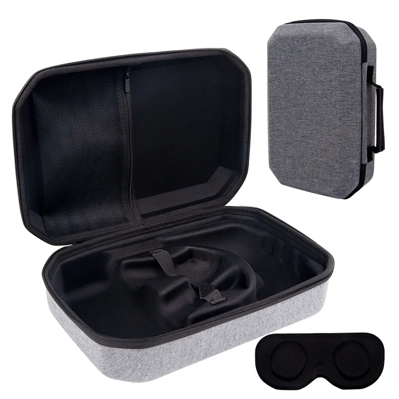For Meta Quest 3 VR Glasses Storage Bag Shockproof Box EVA Hard Shell Case Anti-Scratch Organizer Travel Bag Mesh Bag Len Cover