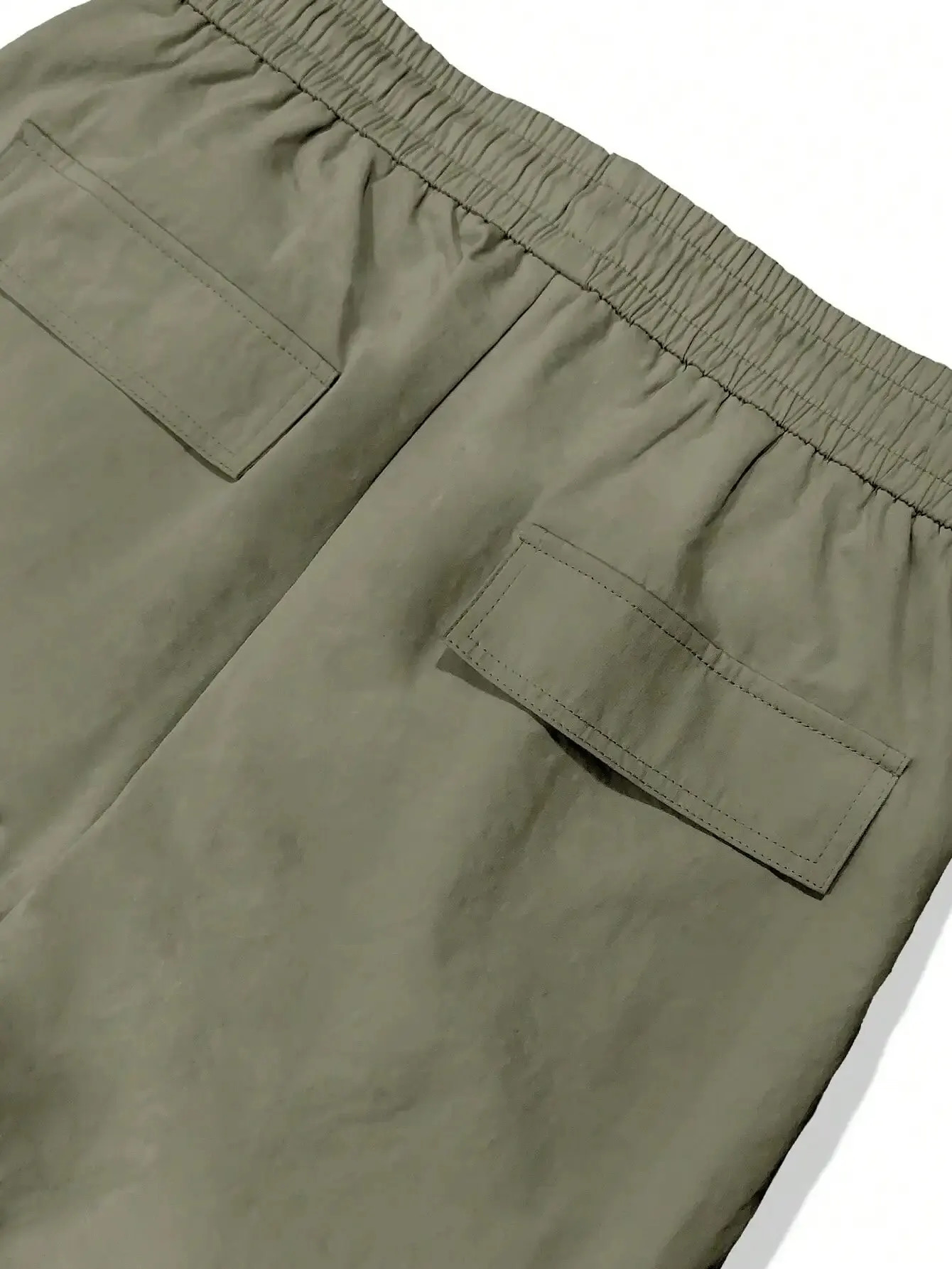 Solid multi flap pocket mens straight leg cargo pants loose casual outdoor pants mens work pants bags and trendy street clothes 240430bj