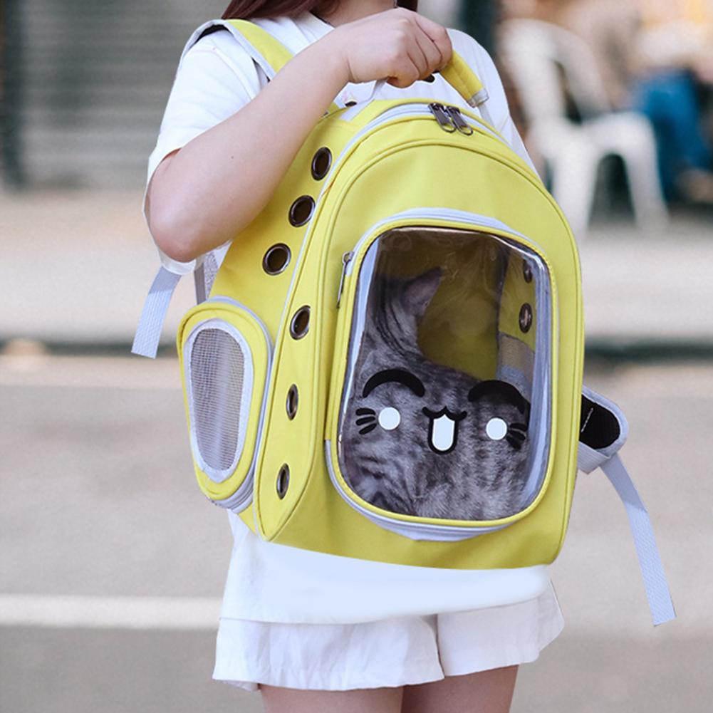 Pet Backpack Lovely Pet Cat Travel Carrier Backpack 12 Ventilation Holes Cat Bag