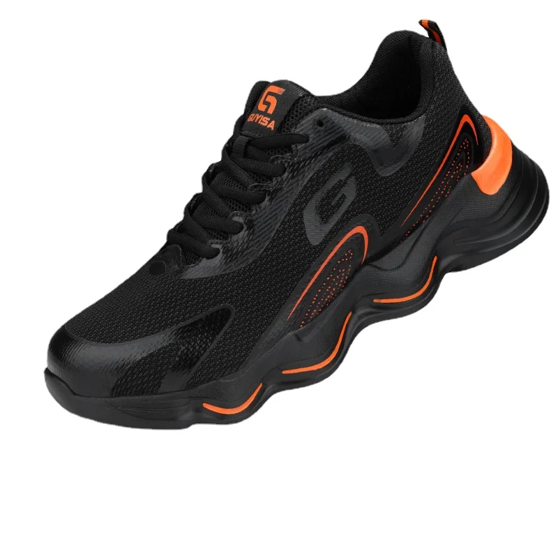 new Men Work Safety Shoes Anti-puncture Working Sneakers Male Indestructible Work 2025 Shoes Men Boots Lightweight Breathable Sneakers