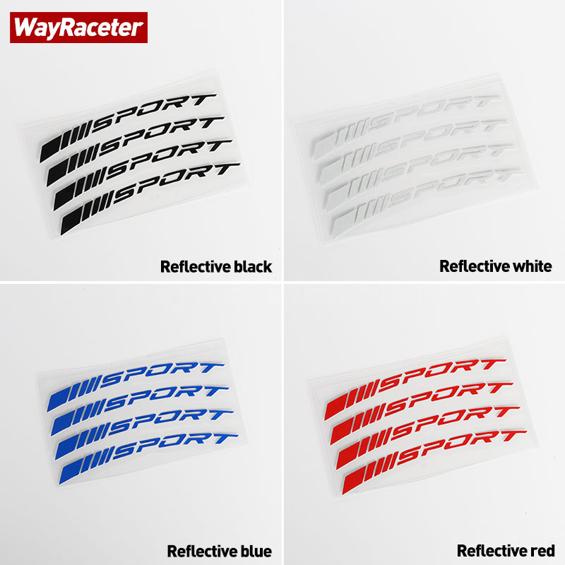 Racing Sport Car Tires Decal Alloy Rim Wheel Sticker For Mercedes Benz A C E S GLA GLC GLE GLS ML CLA CLS CLK R B SLK Class AMG
