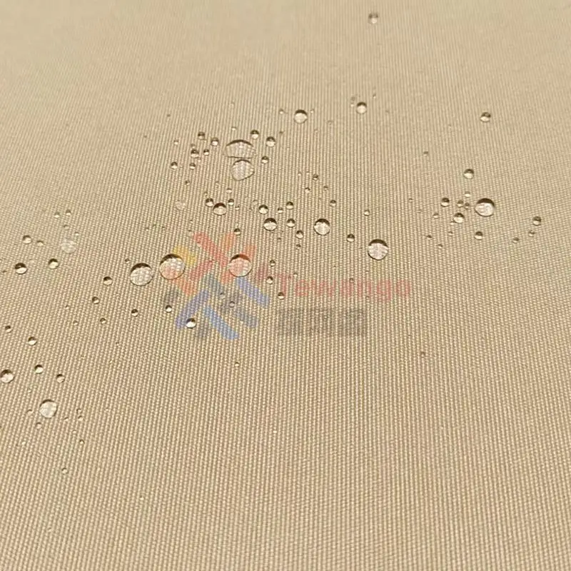 Pure Khaki Retractable Canopy Replacement Fabric Patio Window Cover Garden Sunblock Awning Poly Fabric Waterproof Material