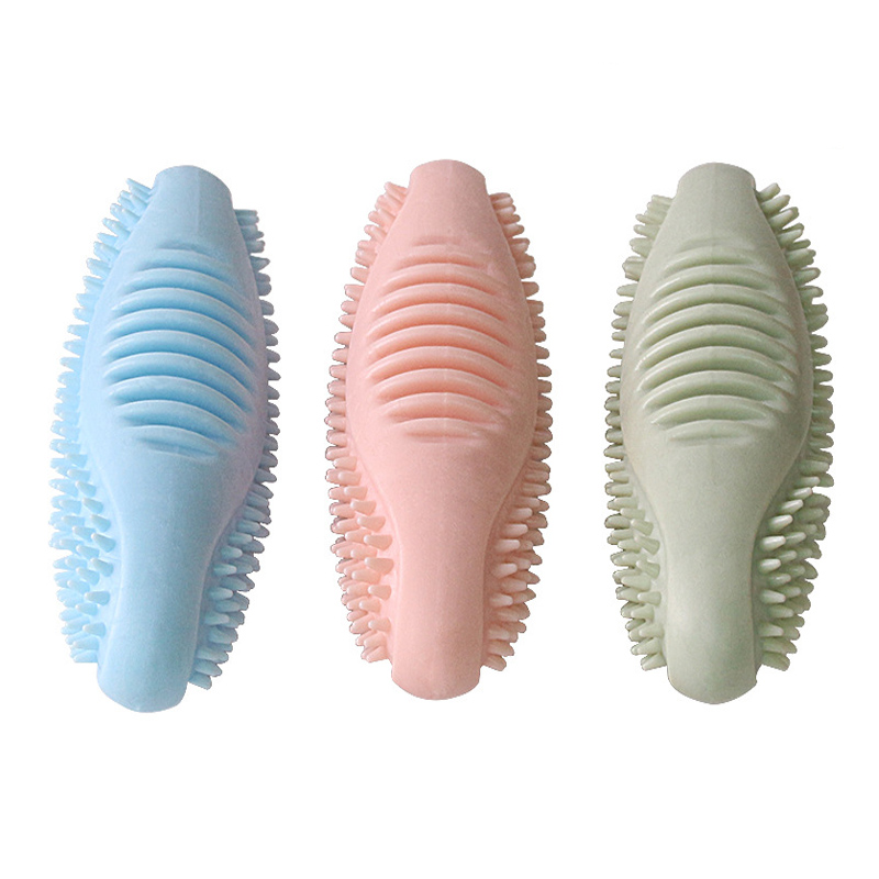 New Pet Dog Chewing TPR Bite Resistant Molar Tooth Cleaning Stick DogTraining Relieve Boredom Leaking Food Chewing Toy
