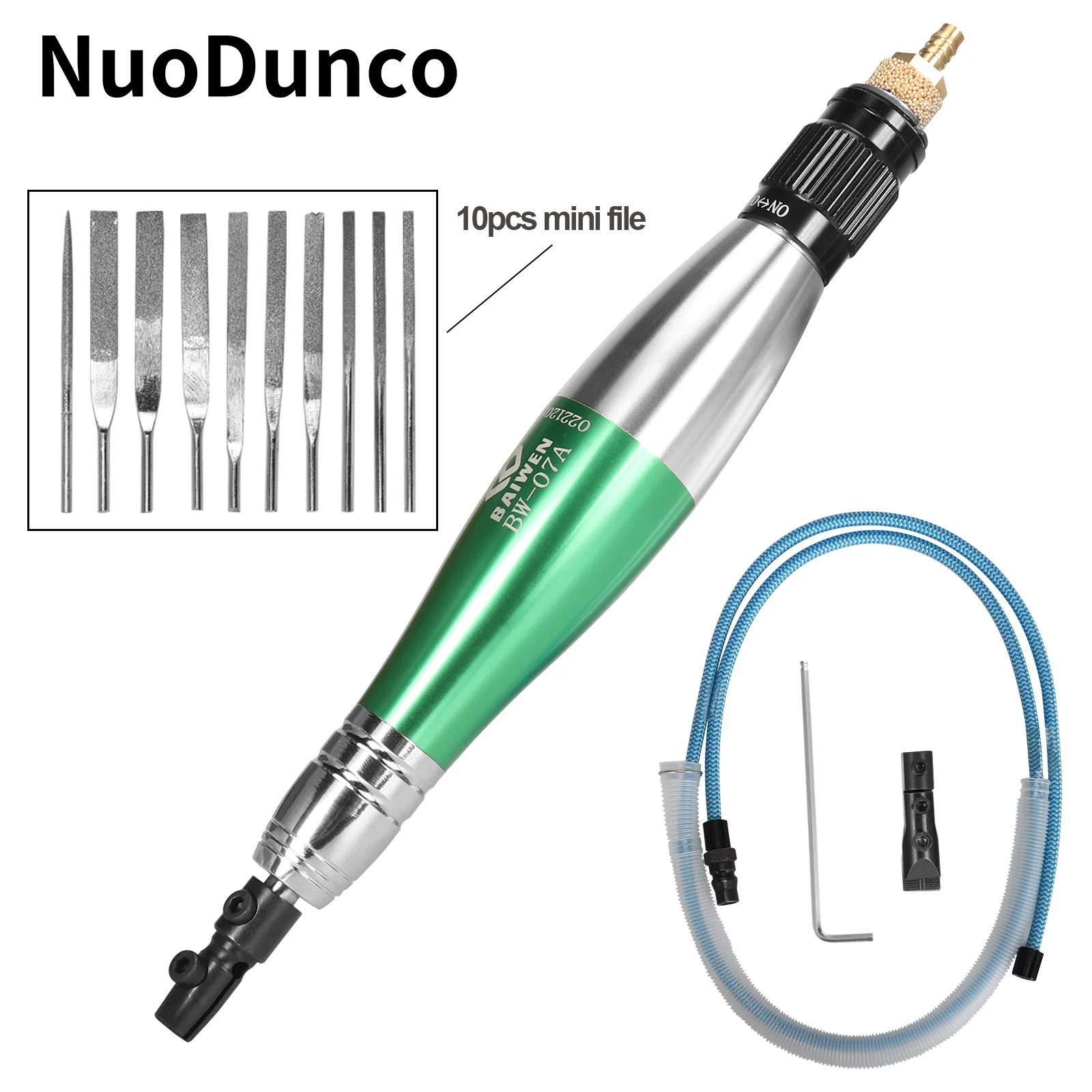 1/8'' Ultrasonic Micro 2025 Pneumatic Air Pencil Die Grinder Reciprocating new Grinding File for Polishing and Deburring