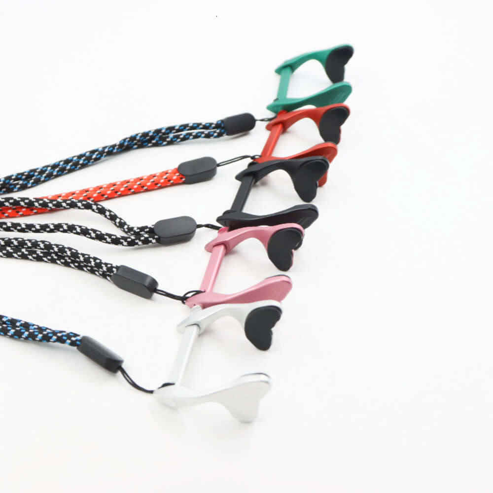 Ddmytiger Swimming Anti Choking Multi Color Professional Free Diving Aluminum Alloy Nose Clip Rope Storage Box