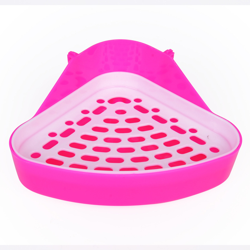 Hamster Pet Cat Rabbit Corner Toilet Litter Trays Clean Indoor Training Tray For Small Animal s WJ923