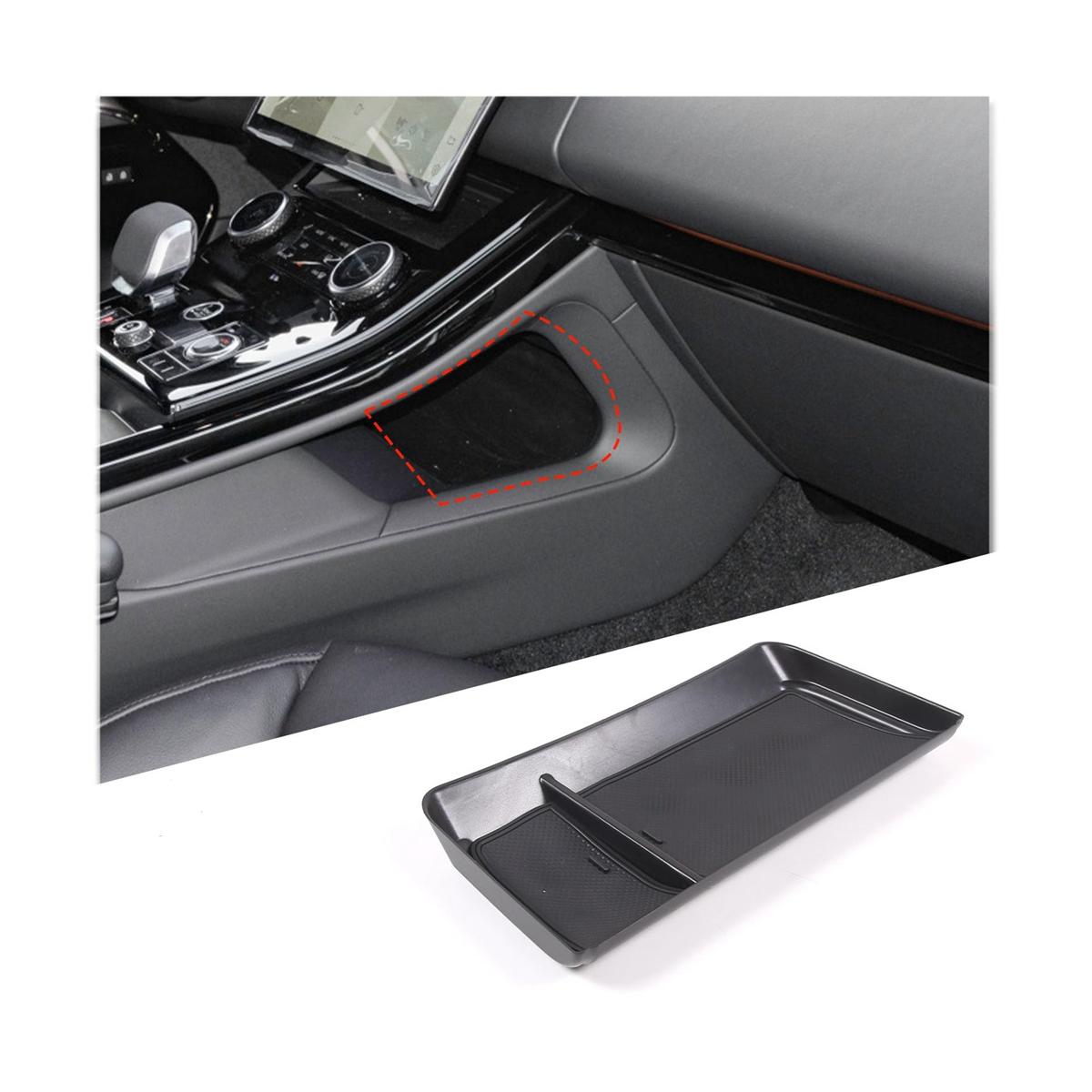 For Land Rover Range Rover Sport 2023 Center Console Armrest Box Under Storage Box Organizer Tray Accessories