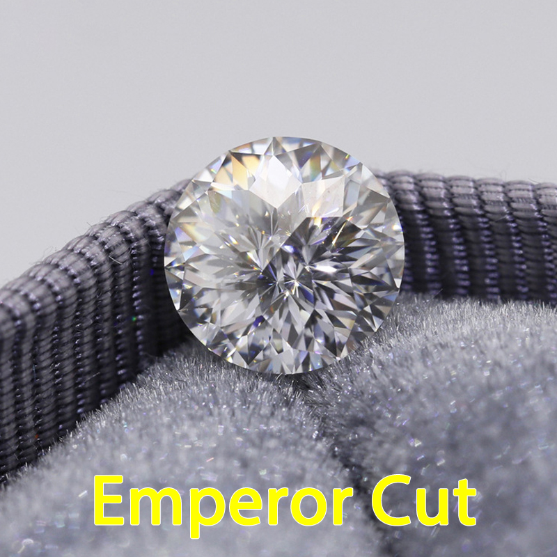 New Round 100 Faceted Cut Moissanite Loose Stones 0.5-5 Carat D Color Russian Bird's Nest Cut Moissanite Diamonds Stone With GRA