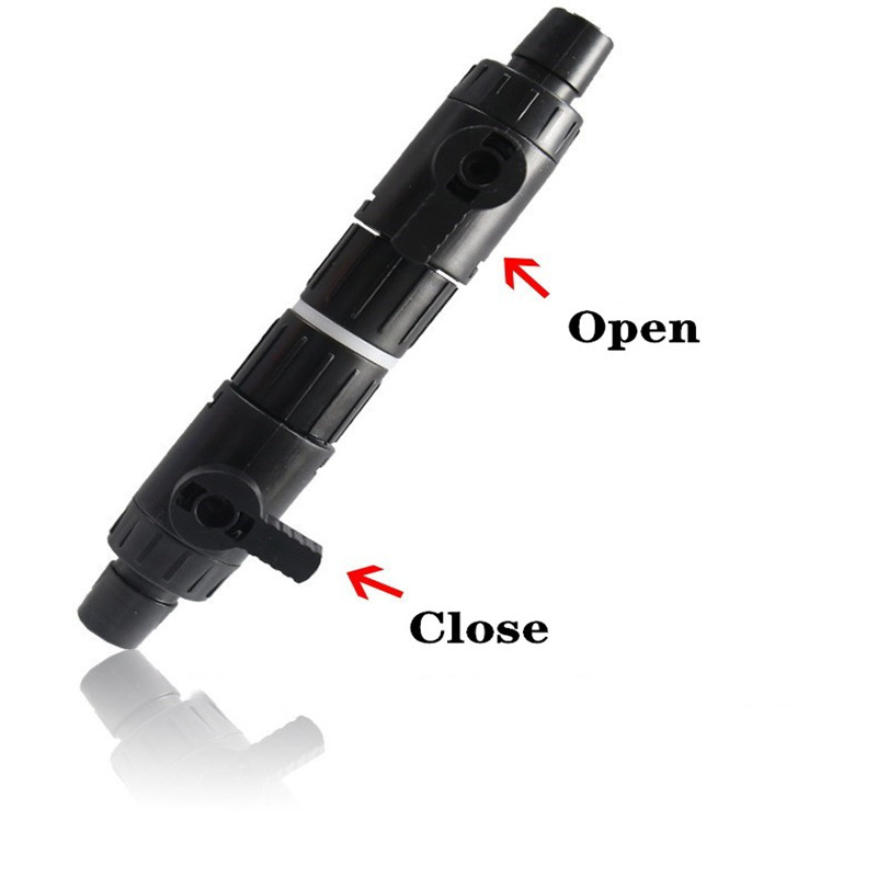 12mm/16mm Double Tap Quick Release Connector Aquarium Water Flow Control Valve Quick Release No-Leak Aquarium Filter Connector
