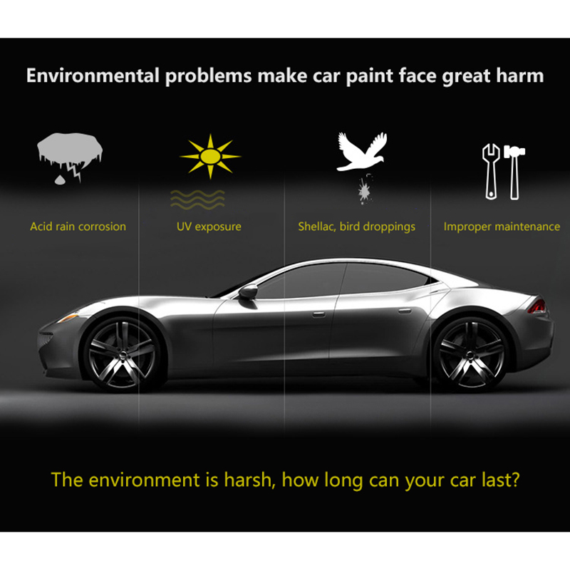 110ml Waterless Wash 9H Liquid Glass Ceramic Car Coating Waterproof Nano Ceramics protect shine Auto Paint Care Anti-scratch