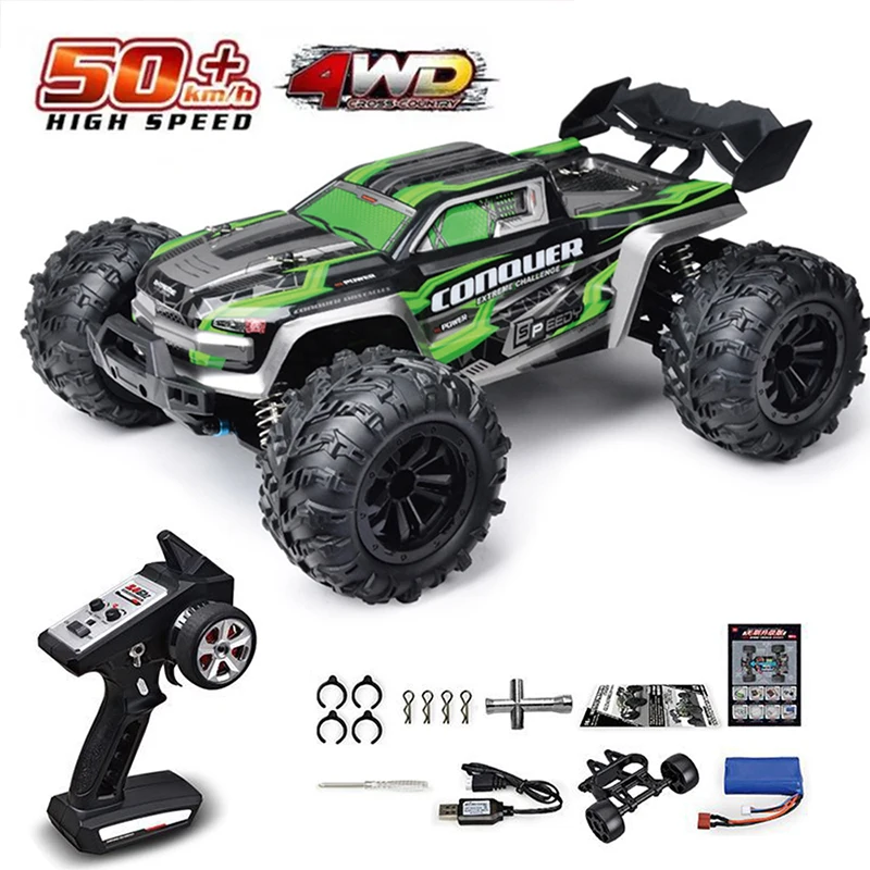 1:16 75KM/H 4WD RC Car with LED Remote Control Cars High Speed Drift Monster Truck for Kids Rc Cars for Adults