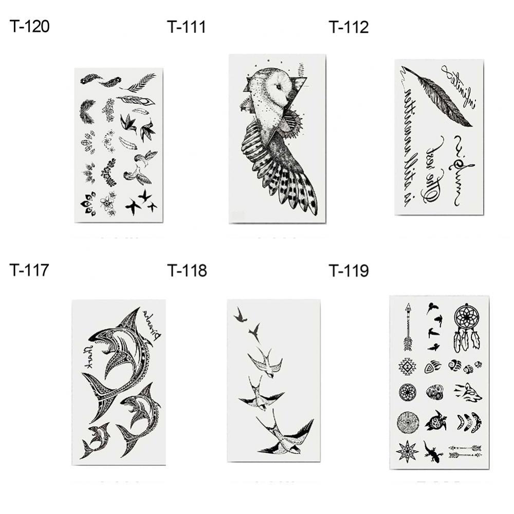 Unisex Long Lasting Cool Temporary Tattoo Sticker Waterproof Arm Body Transfer Sticker