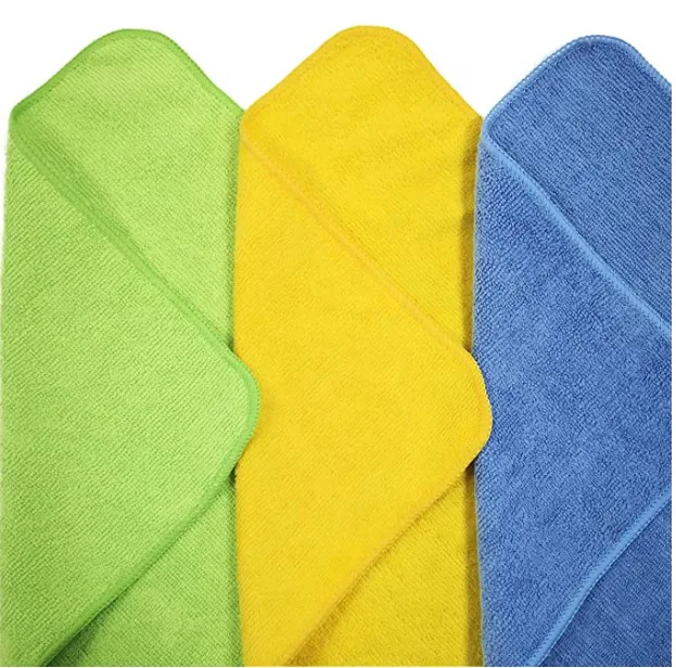 12PCS 30x30CM Car Wash Microfiber Towel Car Cleaning Drying Cloth Hemming Car Care Cloth Detailing Auto Washing Towel Sponge