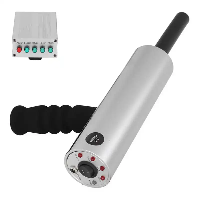 14m Depth 800m Range Rechargeable Metal Detector Handheld Metal Finder Scanner for Detecting Gold Silver Bronze 100-240V