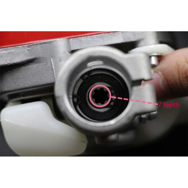 26mm 7/9 Spline Pole Tree Cutter Chainsaw Gear box Gear for Head Tool Attach