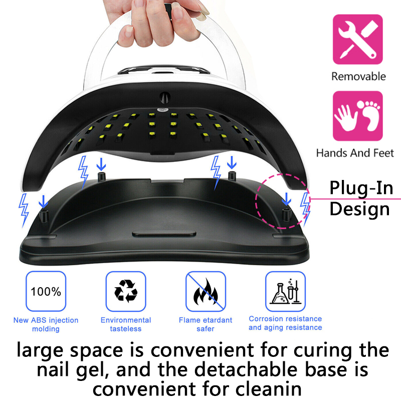 SUN X11 Max UV LED Drying Lamp Nail Lamp For Fast Curing Nails Gel Polish Nail Dryer With Auto Sensor Lampe For Manicure Salon