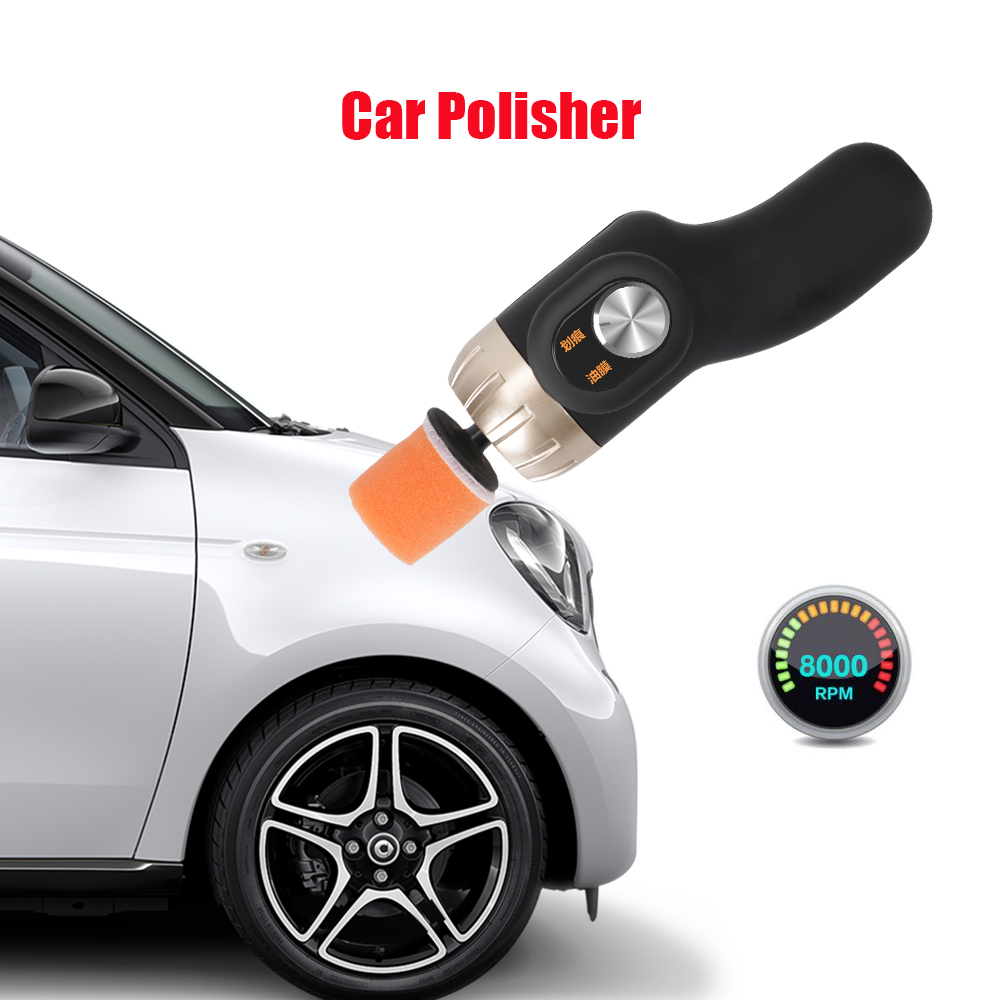 12V Car Polisher Electric Waxing Machine Liquid Set Auto Paint Care Removal Polish Repair Tool Motorcycle Automotive Accessories