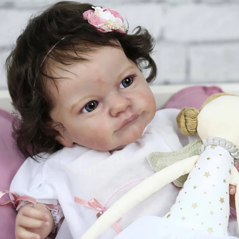 DIY 23inch Reborn Kit Tobiah Original Size Doll with COA Reborn Doll Kit Lifesize Baby Unfinished Doll Parts