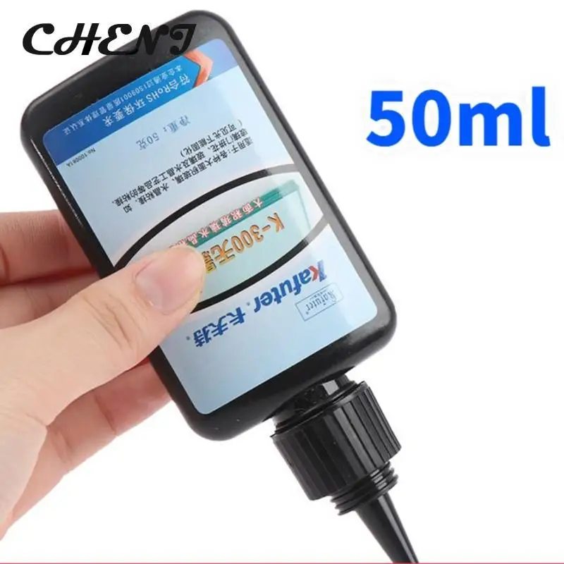 50ml Uv Glue Uv Curing Glue K-300 Transparent Crystal And Glass Glue With Uv Flashlight