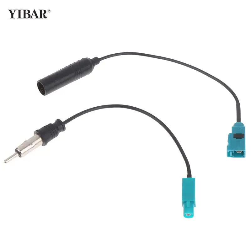 2025 Radio Adaptor Antenna AM/FM Audio Cable Dual new Fakra-Din Aerial Antenna Adaptor Car Accessories For Adapter